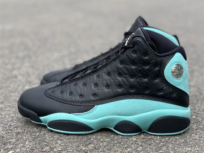 13 Green Air Jordan Retro Island 414571-030 Black 0819